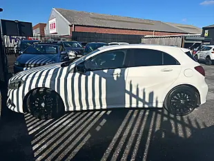 Used 2016 Mercedes-Benz a Class AMG Line White - Interior and Exterior details 3