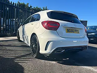 Used 2016 Mercedes-Benz a Class AMG Line White - Interior and Exterior details 4