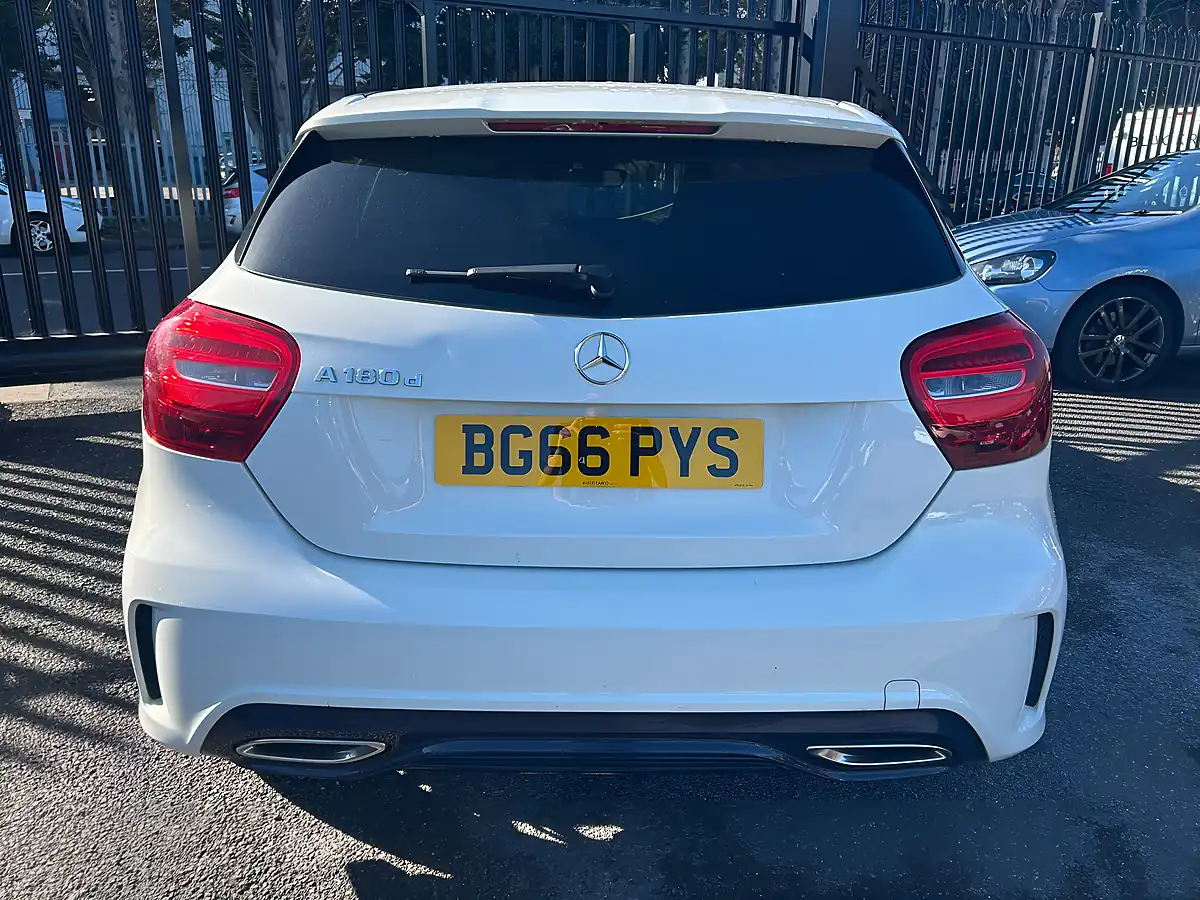 Used 2016 Mercedes-Benz a Class AMG Line White - Interior and Exterior details 5