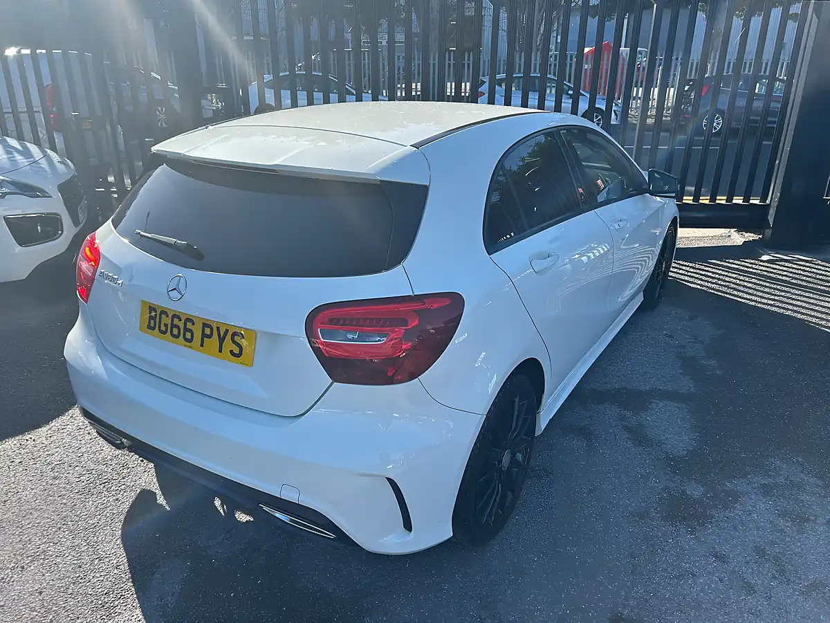 Used 2016 Mercedes-Benz a Class AMG Line White - Interior and Exterior details 6
