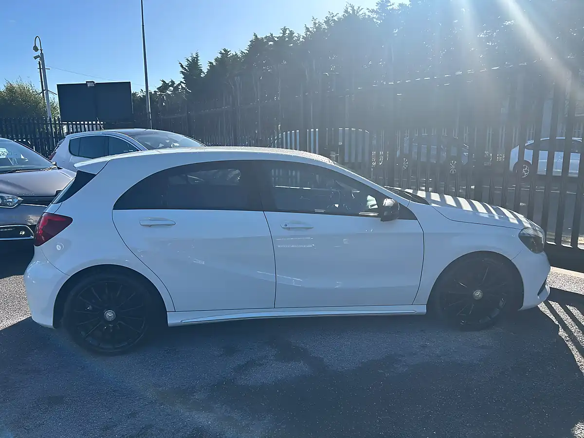 Used 2016 Mercedes-Benz a Class AMG Line White - Interior and Exterior details 7