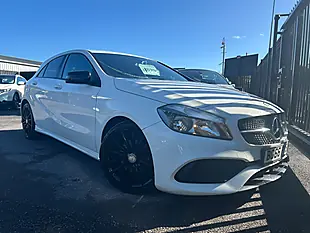 Used 2016 Mercedes-Benz a Class AMG Line White - Interior and Exterior details 8