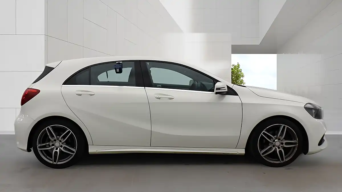 Used 2016 Mercedes-Benz a-Class AMG Line White - Interior and Exterior details 11