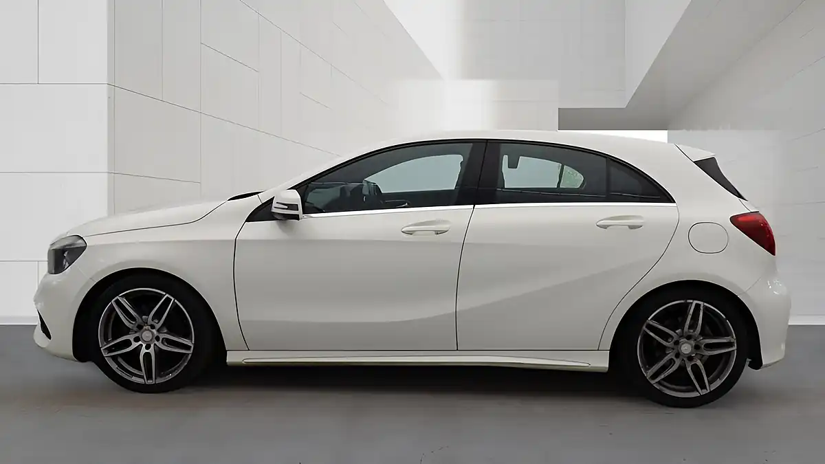 Used 2016 Mercedes-Benz a-Class AMG Line White - Interior and Exterior details 12