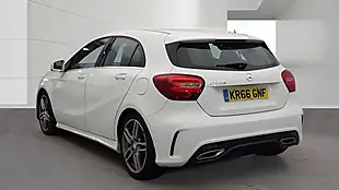 Used 2016 Mercedes-Benz a-Class AMG Line White - Interior and Exterior details 9