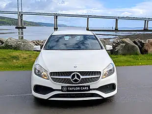 Used 2016 Mercedes-Benz a Class AMG Line White - Interior and Exterior details 2