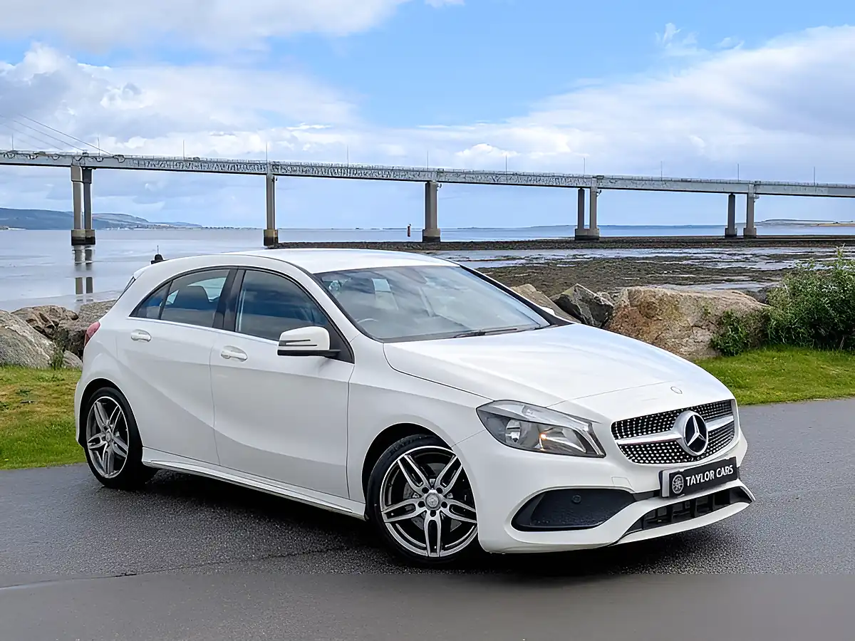 Used 2016 Mercedes-Benz a Class AMG Line White - Interior and Exterior details 3