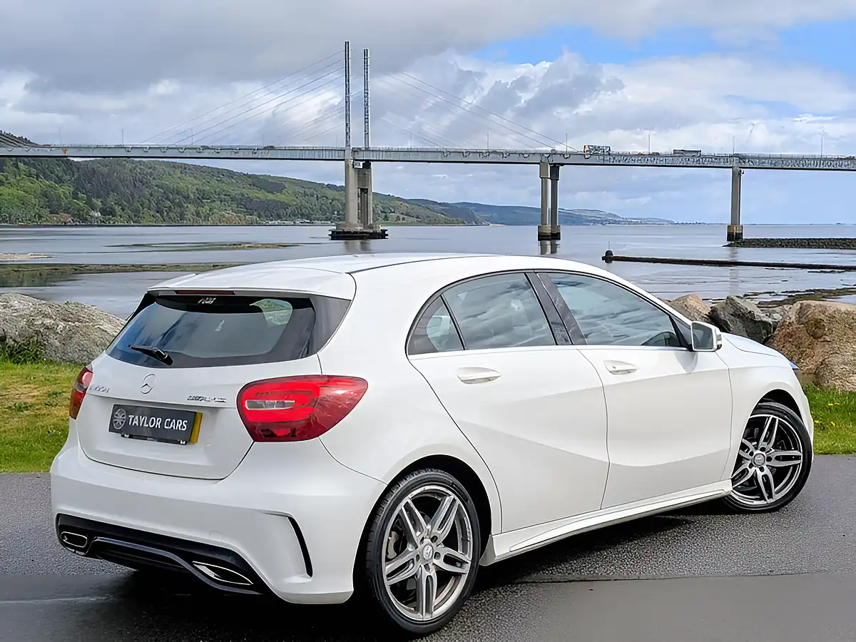 Used 2016 Mercedes-Benz a Class AMG Line White - Interior and Exterior details 5
