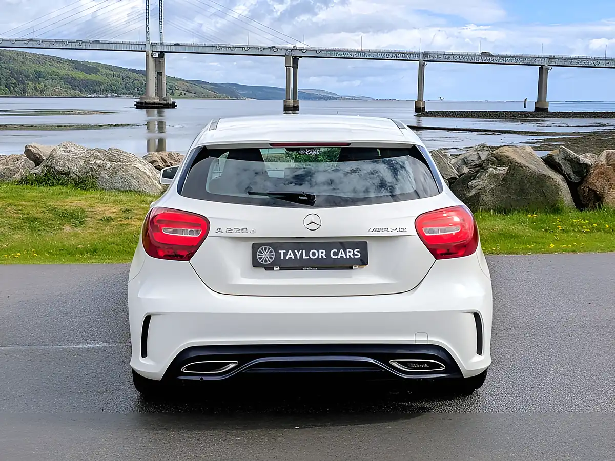 Used 2016 Mercedes-Benz a Class AMG Line White - Interior and Exterior details 6