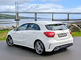 Used 2016 Mercedes-Benz a Class AMG Line White - Interior and Exterior details 7