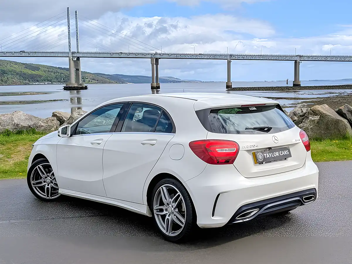 Used 2016 Mercedes-Benz a Class AMG Line White - Interior and Exterior details 7