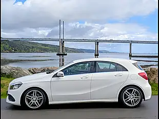 Used 2016 Mercedes-Benz a Class AMG Line White - Interior and Exterior details 8