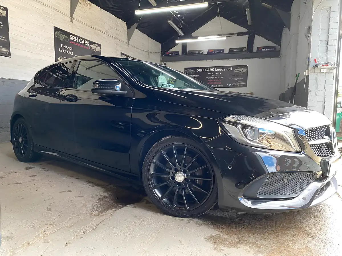 Used 2016 Mercedes-Benz a Class AMG Sport Black - Front View