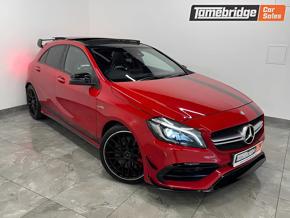 Used 2016 Mercedes-Benz a Class Premium Red - Front View