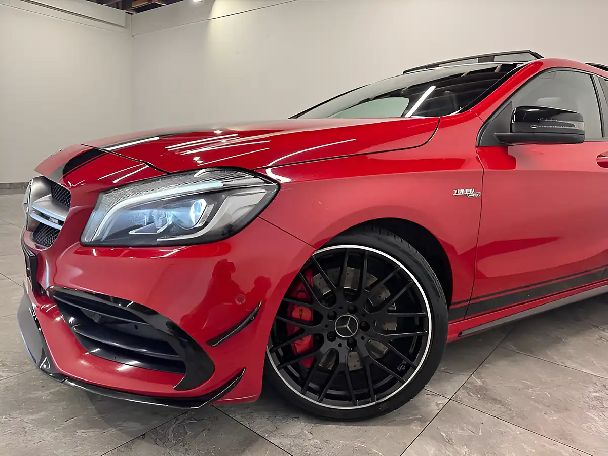 Used 2016 Mercedes-Benz a Class Premium Red - Interior and Exterior details 5