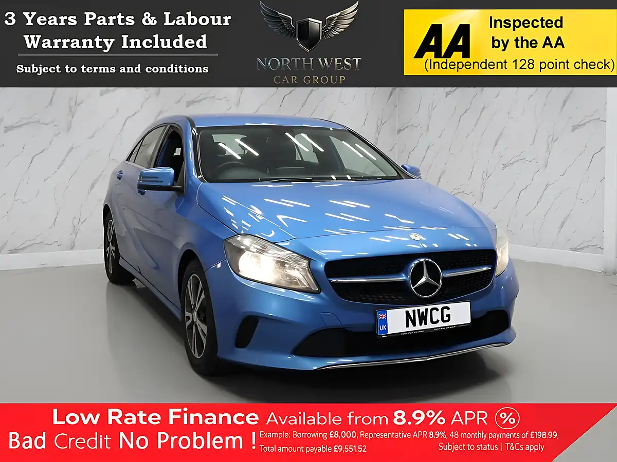 Used 2016 Mercedes-Benz a-Class Se Blue - Front View
