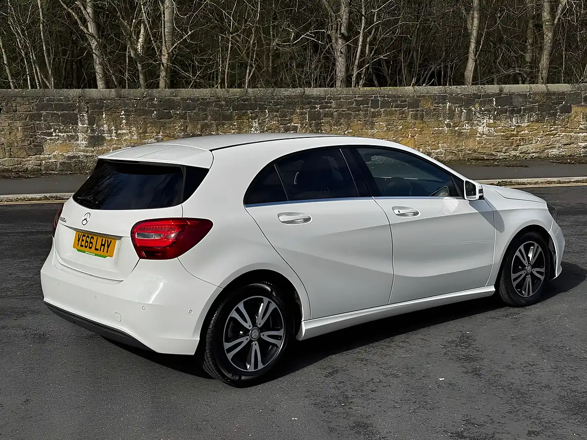 Used 2016 Mercedes-Benz a-Class Se (executive) White - Interior and Exterior details 5