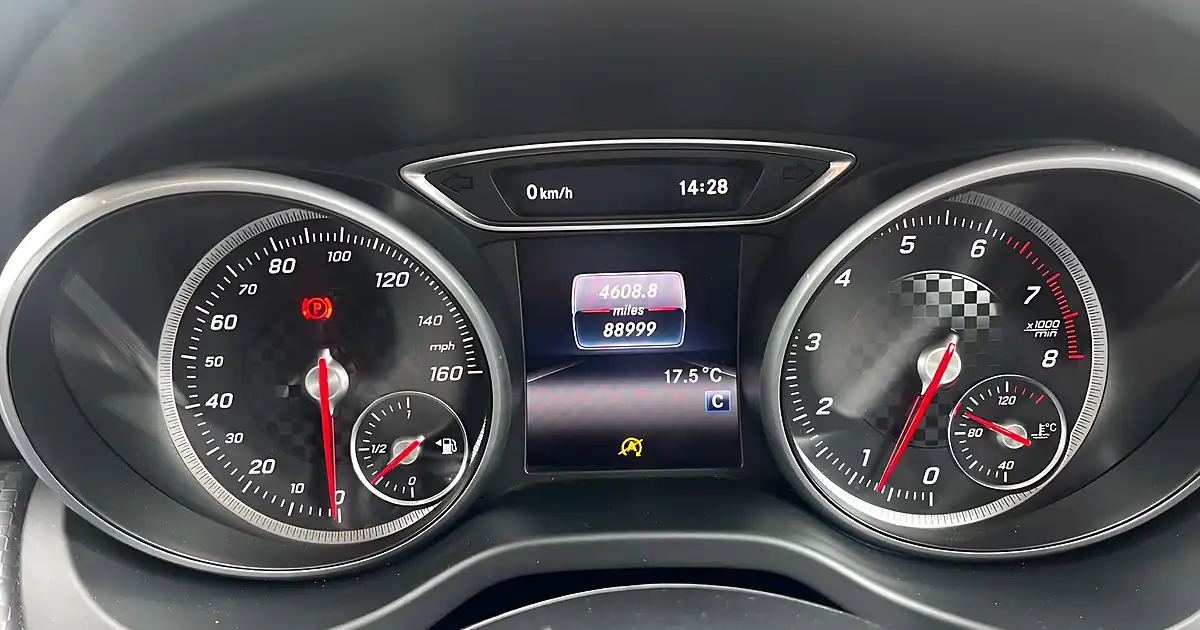Used 2016 Mercedes-Benz a Class Sport Black - Front View