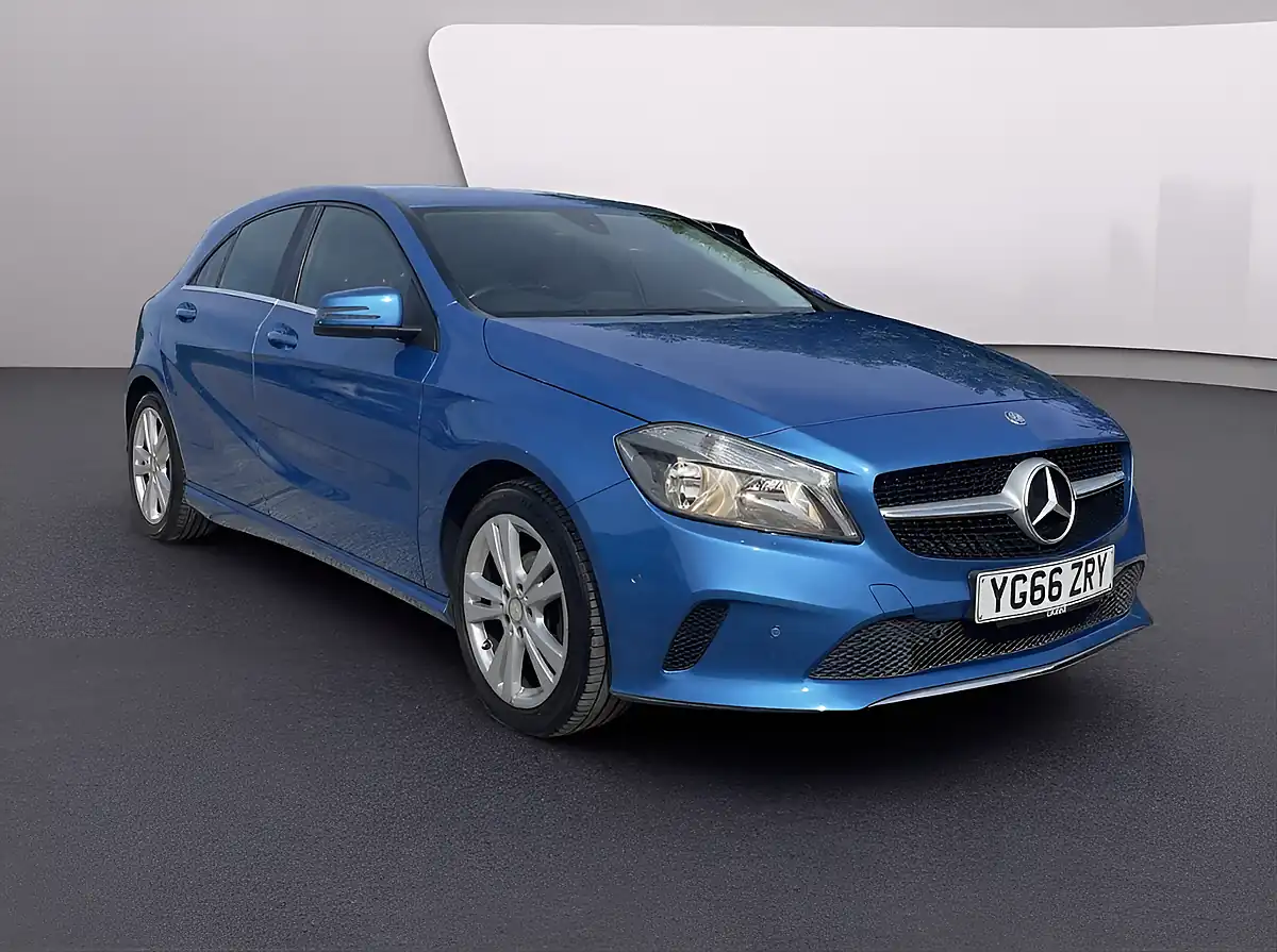 Used 2016 Mercedes-Benz a Class Sport Blue - Front View