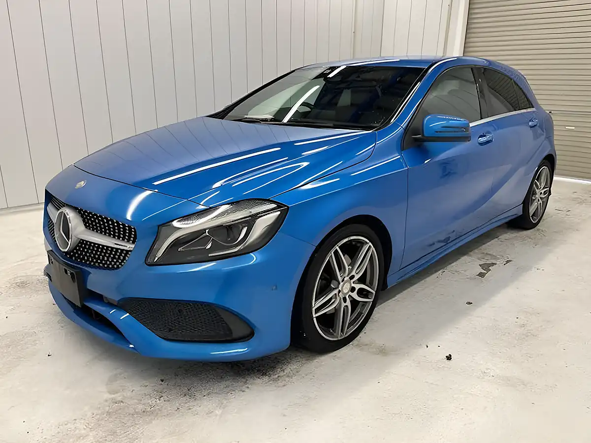 Used 2016 Mercedes-Benz a Class Sport Blue - Front View