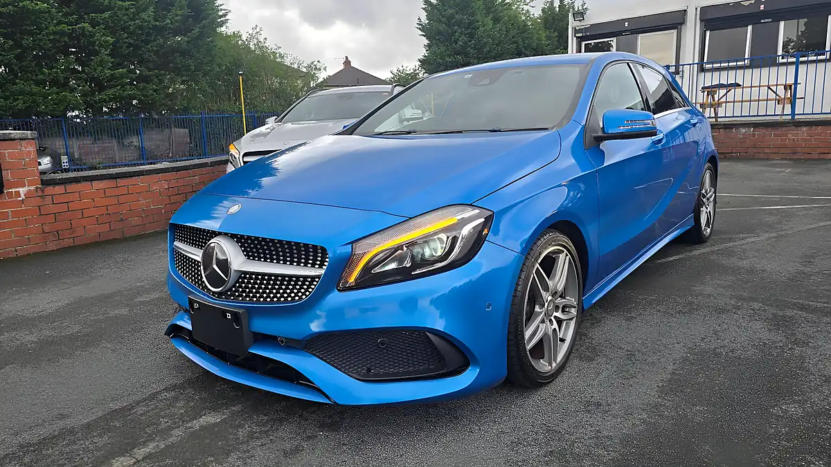 Used 2016 Mercedes-Benz a Class Sport Blue - Interior and Exterior details 2