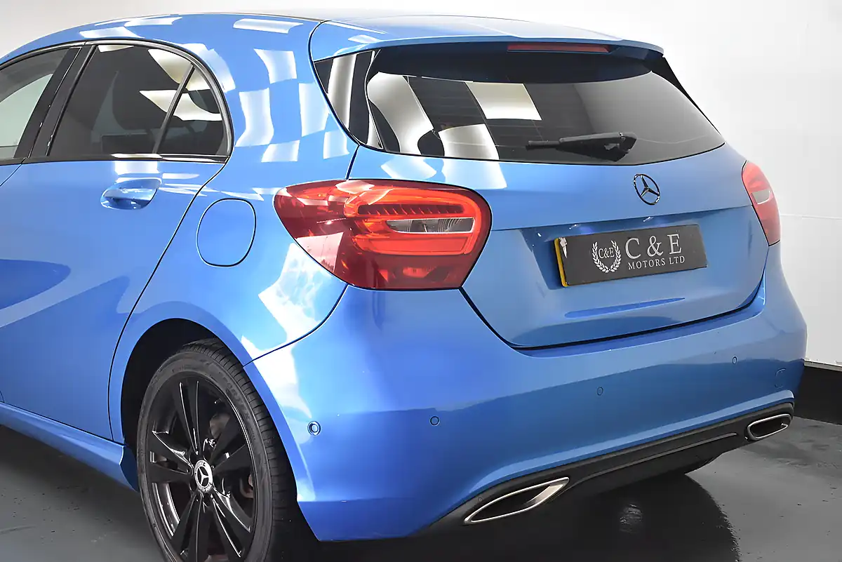 Used 2016 Mercedes-Benz a Class Sport Blue - Interior and Exterior details 11