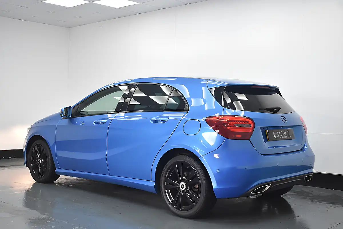 Used 2016 Mercedes-Benz a Class Sport Blue - Interior and Exterior details 4
