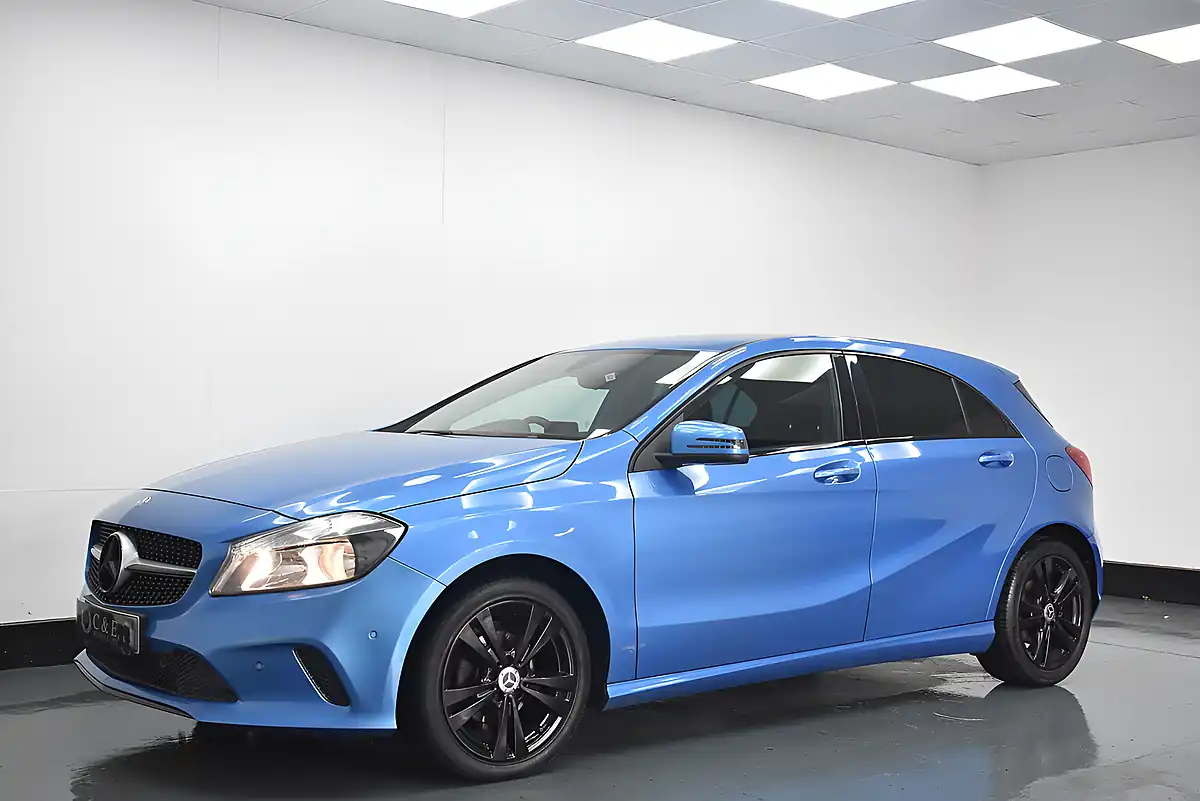 Used 2016 Mercedes-Benz a Class Sport Blue - Interior and Exterior details 8