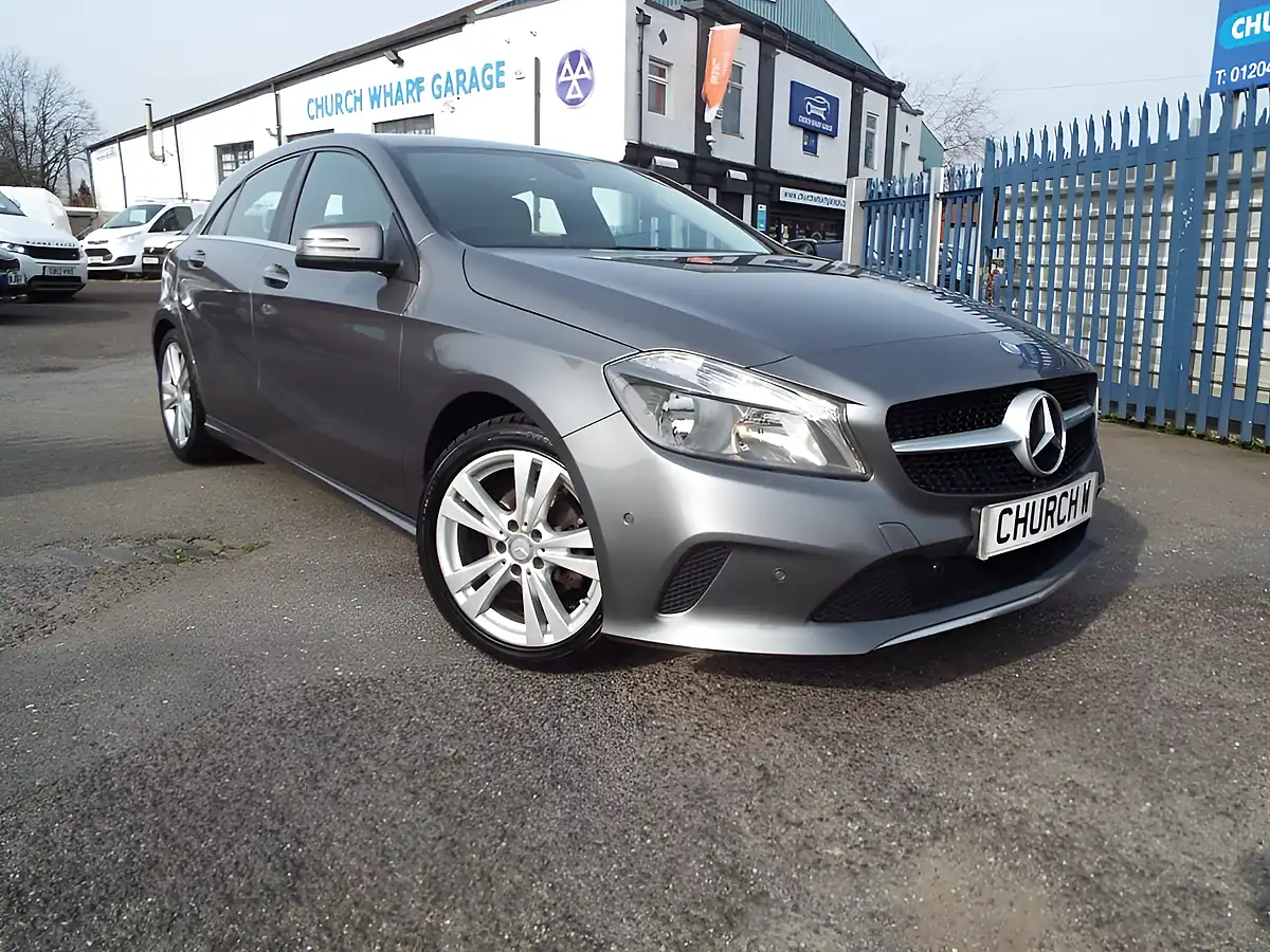 Used 2016 Mercedes-Benz a Class Sport (executive) Grey - Front View