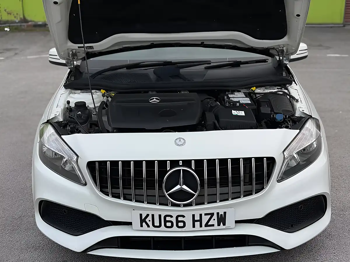 Used 2016 Mercedes-Benz a Class Sport (executive) White - Interior and Exterior details 10