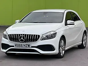 Used 2016 Mercedes-Benz a Class Sport (executive) White - Interior and Exterior details 4