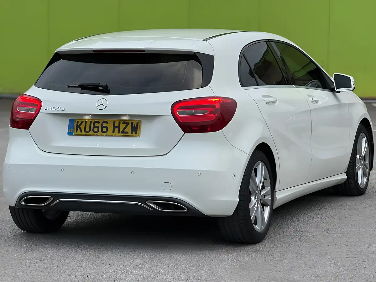 Used 2016 Mercedes-Benz a Class Sport (executive) White - Interior and Exterior details 6