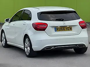 Used 2016 Mercedes-Benz a Class Sport (executive) White - Interior and Exterior details 7