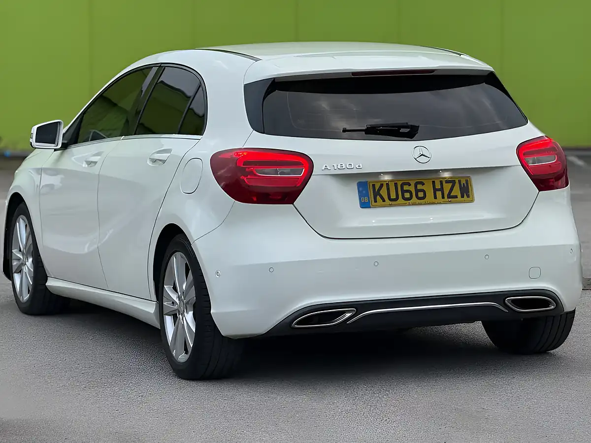 Used 2016 Mercedes-Benz a Class Sport (executive) White - Interior and Exterior details 7