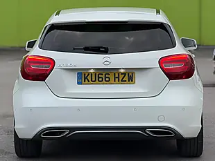 Used 2016 Mercedes-Benz a Class Sport (executive) White - Interior and Exterior details 8