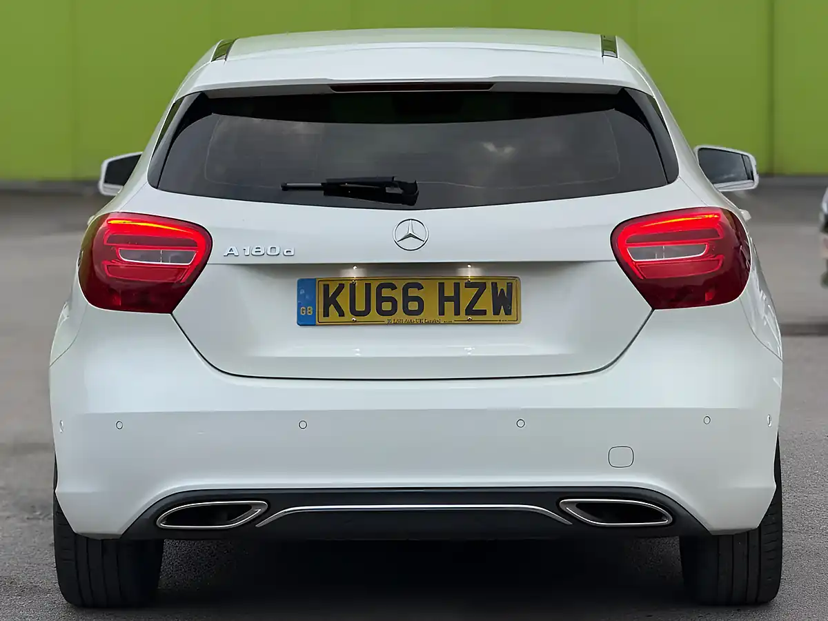 Used 2016 Mercedes-Benz a Class Sport (executive) White - Interior and Exterior details 8
