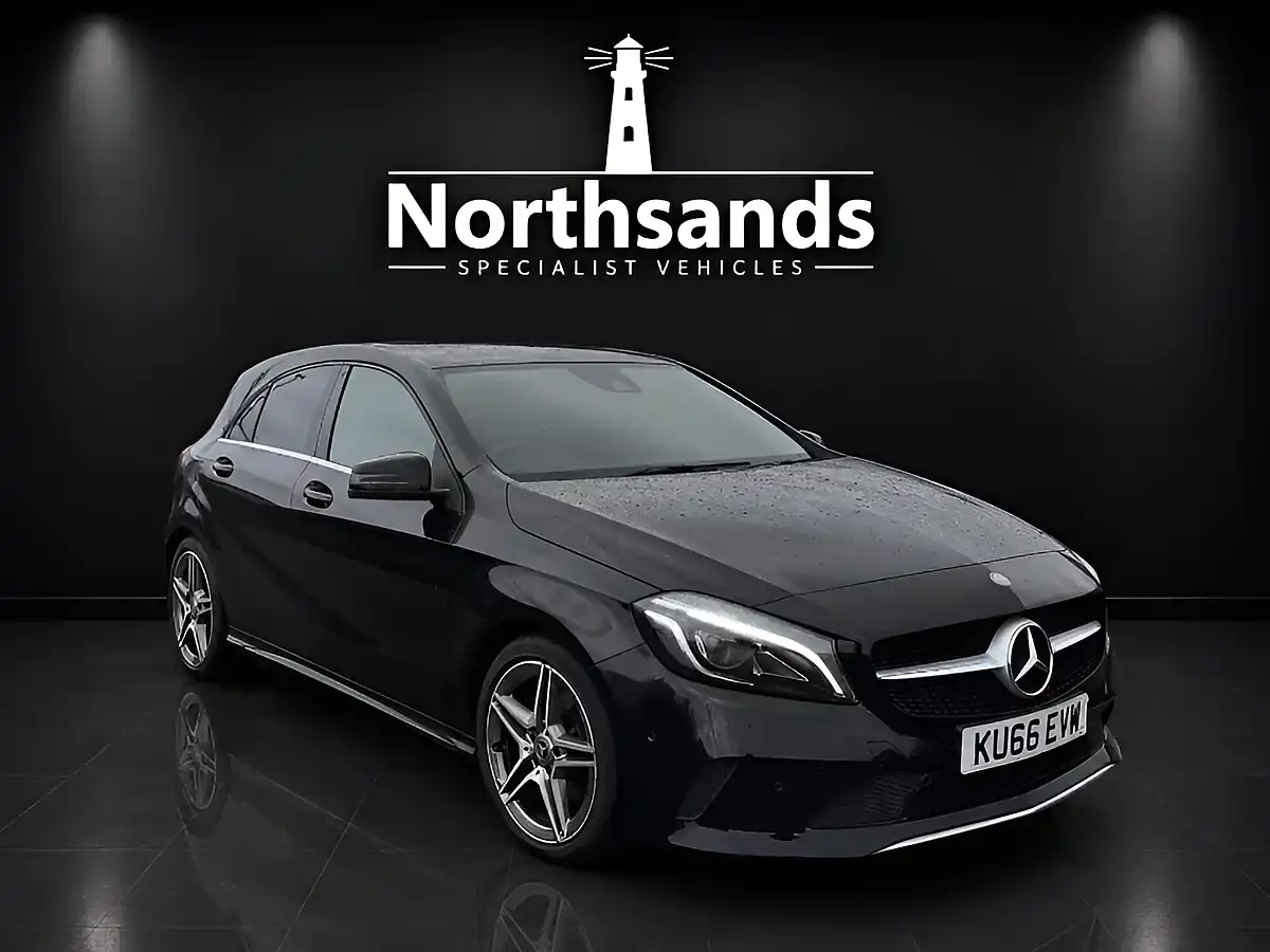 Used 2016 Mercedes-Benz a Class Sport (premium) Black - Front View