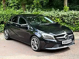 Used 2016 Mercedes-Benz a Class Sport (premium) Black - Interior and Exterior details 2