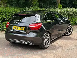 Used 2016 Mercedes-Benz a Class Sport (premium) Black - Interior and Exterior details 7