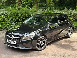 Used 2016 Mercedes-Benz a Class Sport (premium) Black - Interior and Exterior details 9