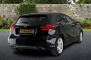 Used 2016 Mercedes-Benz a Class Sport (premium) Black - Interior and Exterior details 4
