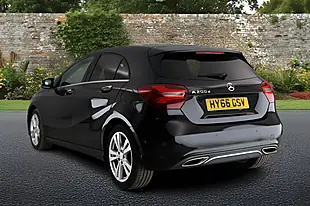 Used 2016 Mercedes-Benz a Class Sport (premium) Black - Interior and Exterior details 6