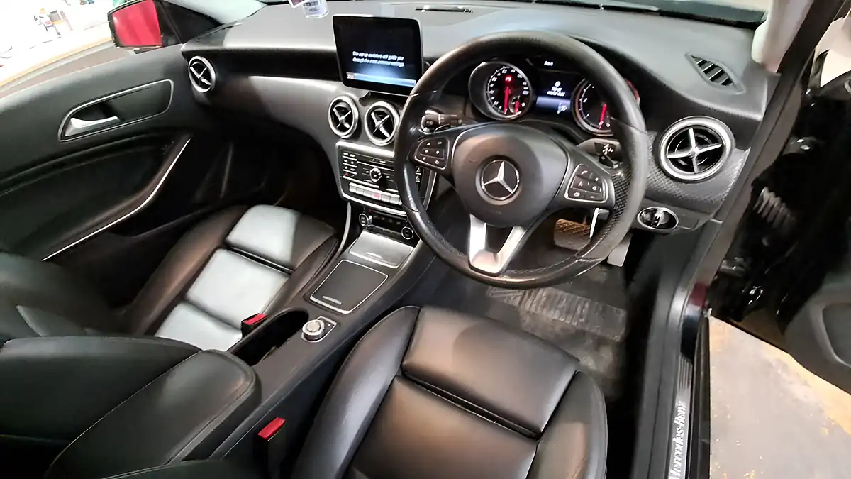 Used 2016 Mercedes-Benz a Class Sport (premium) Black - Interior and Exterior details 8