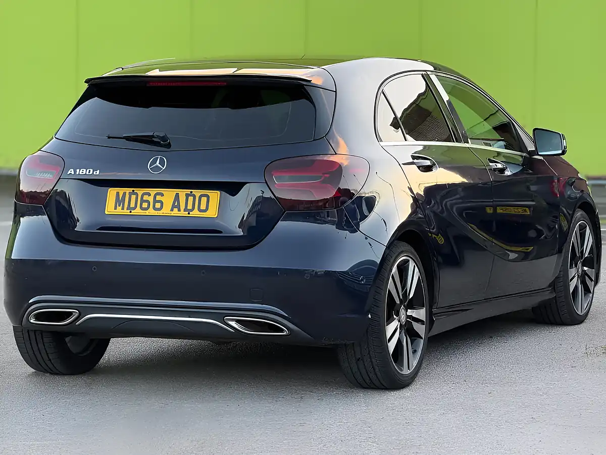 Used 2016 Mercedes-Benz a Class Sport (premium Plus) Blue - Interior and Exterior details 7