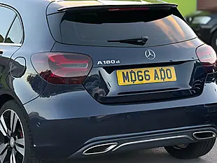 Used 2016 Mercedes-Benz a Class Sport (premium Plus) Blue - Interior and Exterior details 9