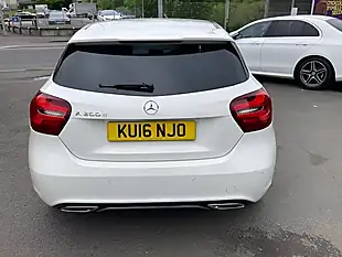 Used 2016 Mercedes-Benz a Class Sport (premium) White - Interior and Exterior details 10