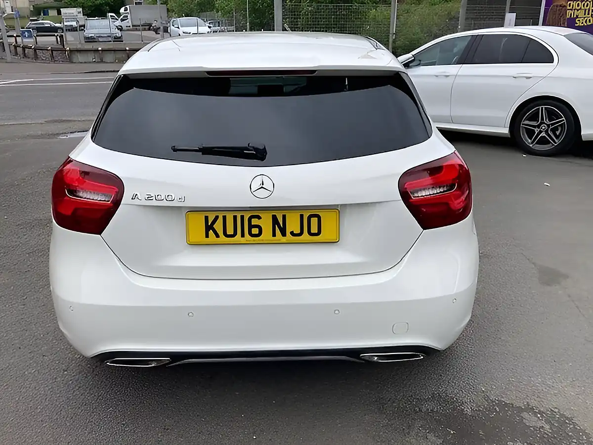 Used 2016 Mercedes-Benz a Class Sport (premium) White - Interior and Exterior details 10