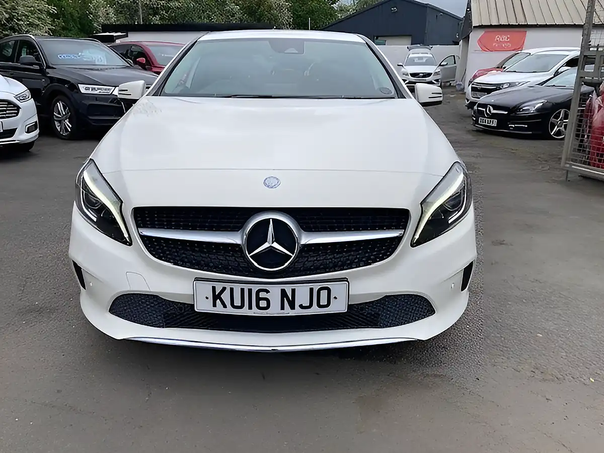 Used 2016 Mercedes-Benz a Class Sport (premium) White - Interior and Exterior details 11