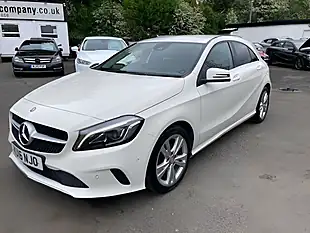 Used 2016 Mercedes-Benz a Class Sport (premium) White - Interior and Exterior details 12