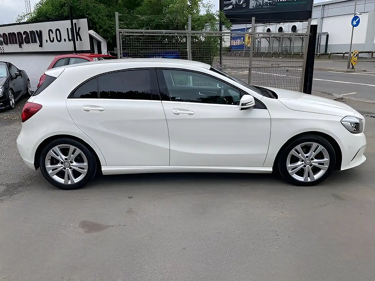 Used 2016 Mercedes-Benz a Class Sport (premium) White - Interior and Exterior details 4